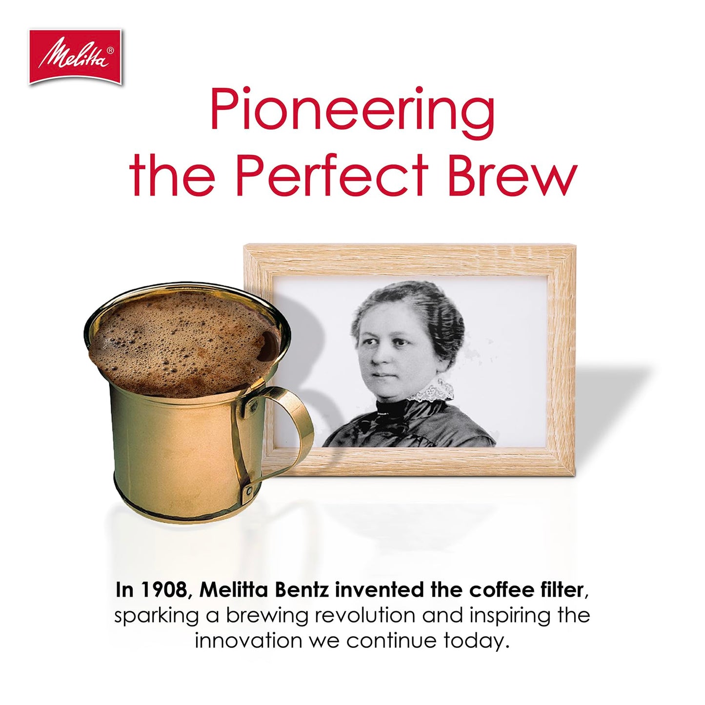 Melitta #4 Cone Coffee Filters, Unbleached Natural Brown, 100 Count (Pack of 3), 300 Total Filters