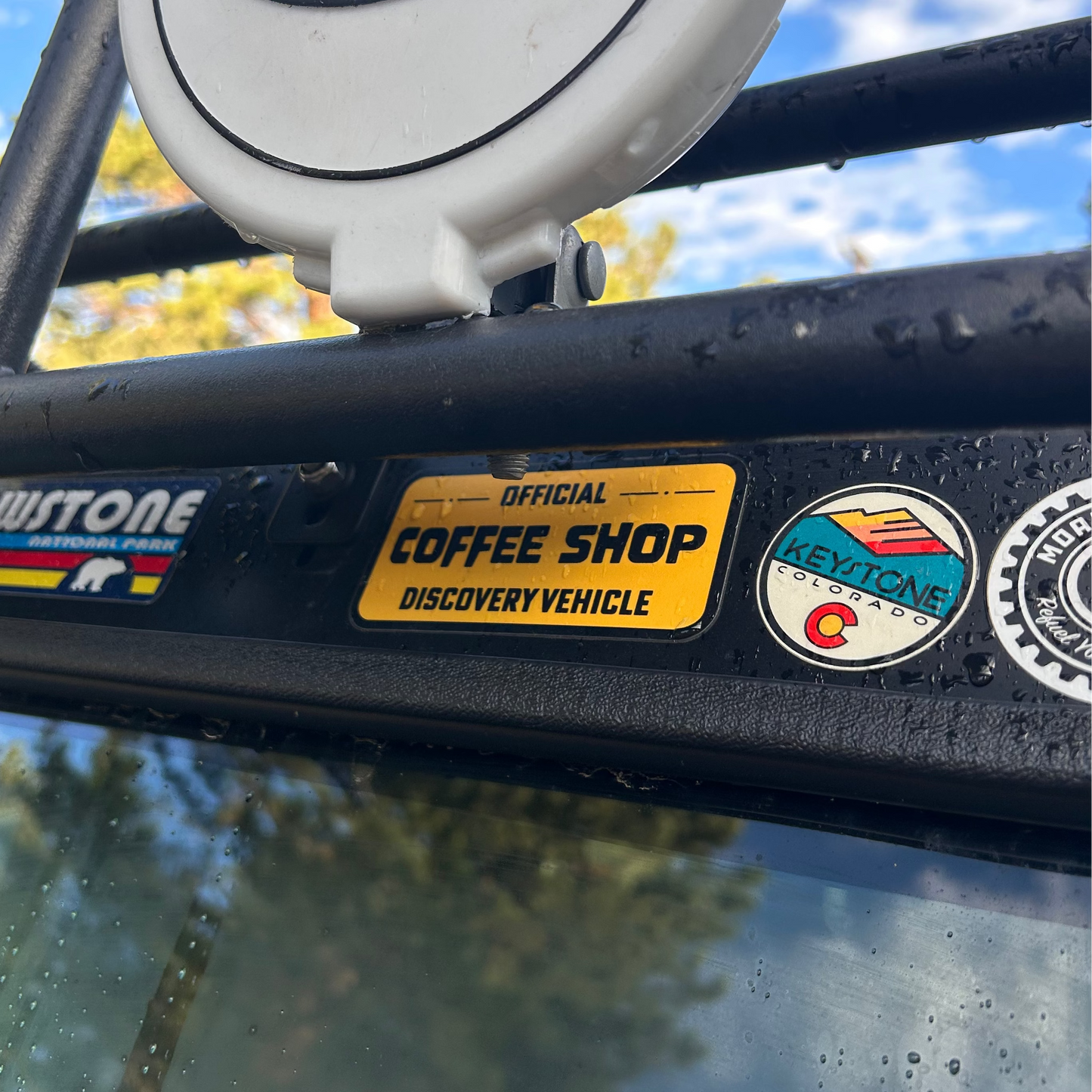 Coffee Shop Discovery Vehicle Sticker