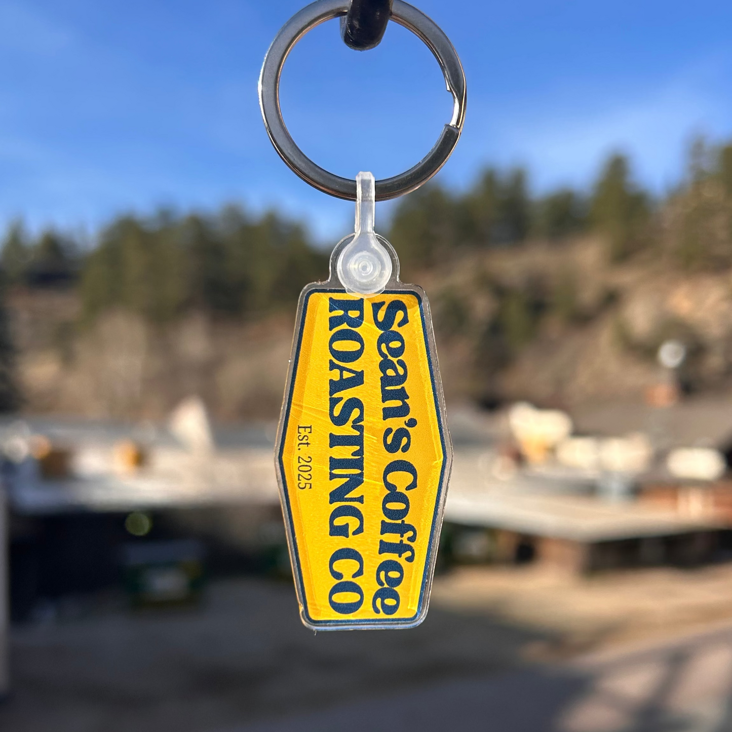 Sean's Coffee Logo Acrylic Keychain