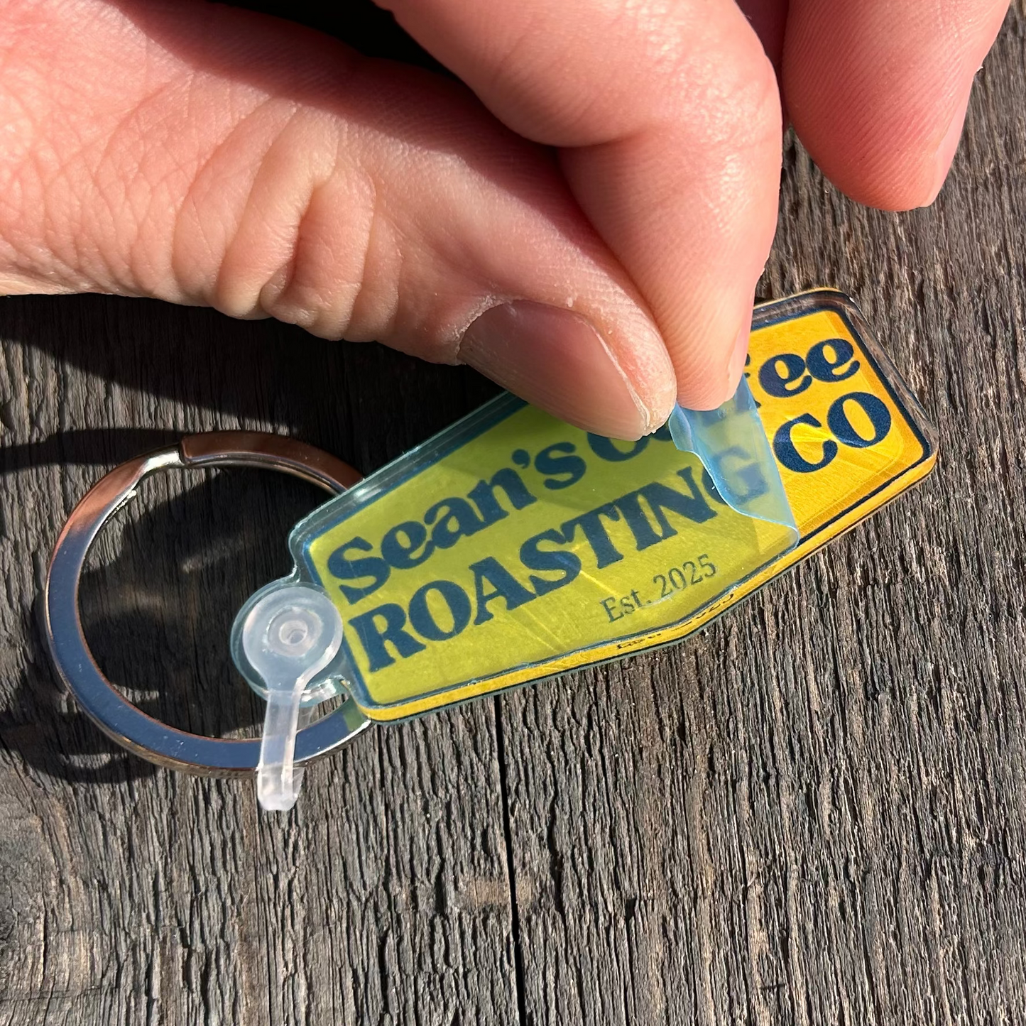 Sean's Coffee Logo Acrylic Keychain