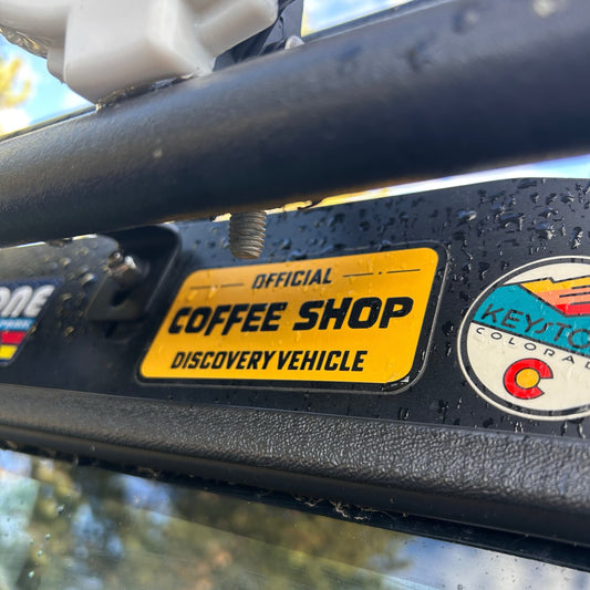 Coffee Shop Discovery Vehicle Sticker