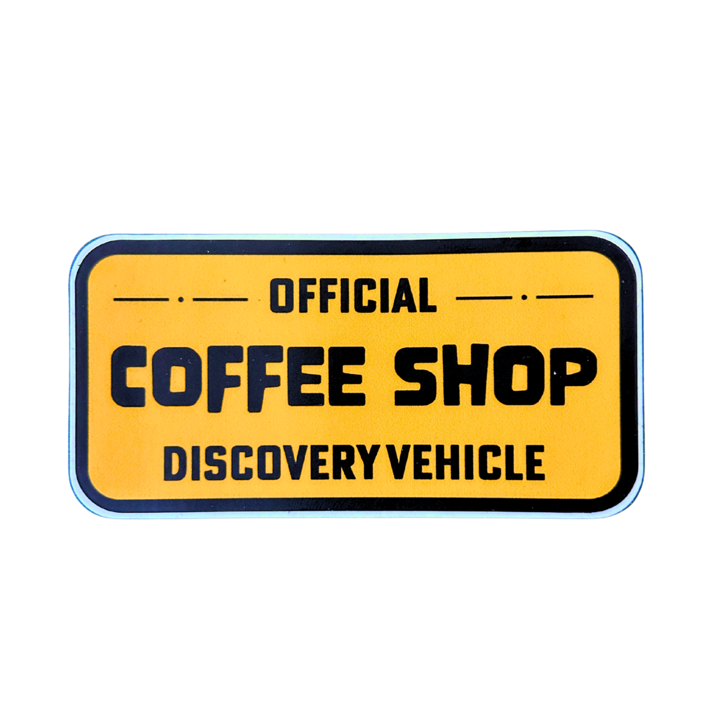 Coffee Shop Discovery Vehicle Sticker