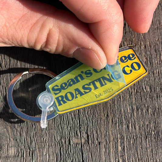 Sean's Coffee Logo Acrylic Keychain